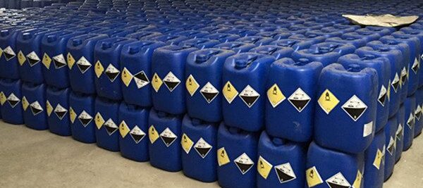 Hydrogen peroxide used for industrial water treatment