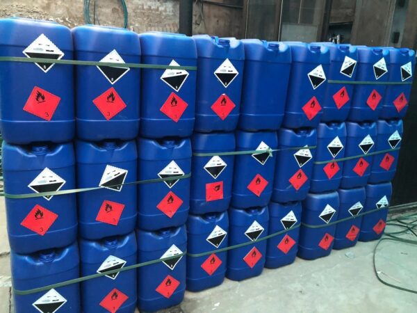 Glacial Acetic Acid 99% in industrial drum packaging – Boxx Chemical Distributor